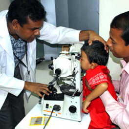 Pediatric optometry services